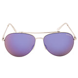 KENNETH COLE Aviator Sunglass with blue  lens for Men & Women