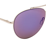 KENNETH COLE Aviator Sunglass with blue  lens for Men & Women