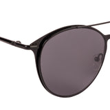 Kenneth Cole  Round Sunglass With Black Lens For Men