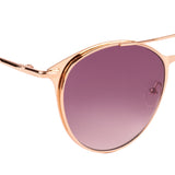 Kenneth Cole  Round Sunglass With Violet Lens For Men