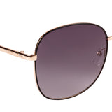 Kenneth Cole  Square Sunglass With Blue Lens For Women