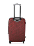 Calvin Klein Monogram Hard Cabin Red Luggage Trolley