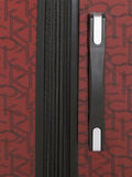 Calvin Klein Monogram Hard Cabin Red Luggage Trolley