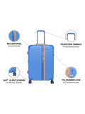 Calvin Klein AVENUE LANES Range Airforce Blue Color Hard Luggage
