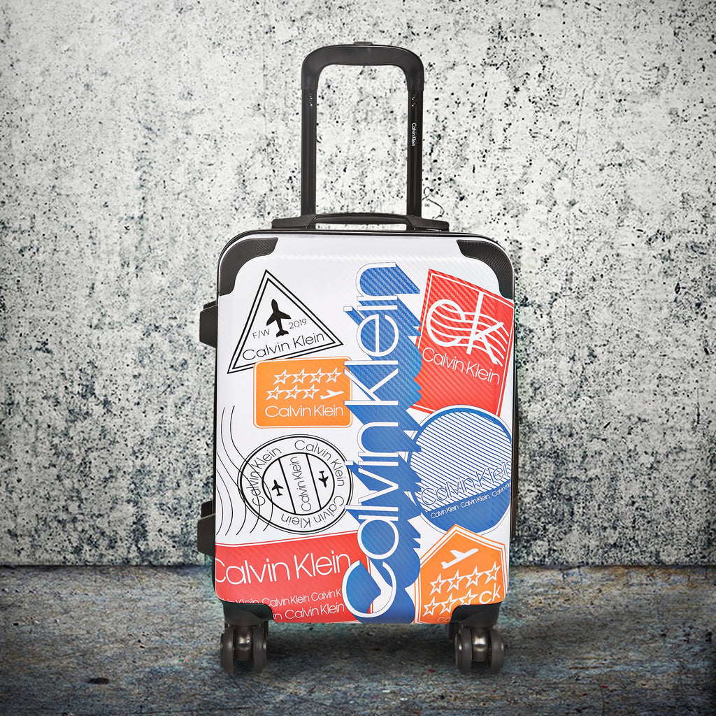 Calvin Klein Airlines Hard Body Multicolor Luggage Trolley