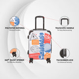 Calvin Klein Airlines Hard Body Multicolor Luggage Trolley