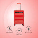 Calvin Klein Down To Fly Hard Body Cabin Red/Black Luggage Trolley