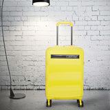 Calvin Klein Down To Fly Hard Body Cabin Yellow/Black Luggage Trolley