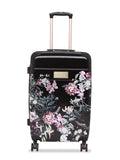 Calvin Klein Mille Hs Hard Cabin Black Floral Luggage Trolley