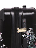 Calvin Klein Mille Hs Hard Cabin Black Floral Luggage Trolley