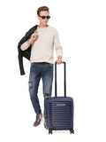 Calvinklein ODYSSEY Night Sky Color ABS Material Hard 20" Cabin Trolley