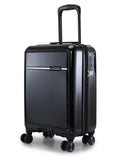Calvinklein RIDER Black Color ABS/PC FILM Material Hard 20" Cabin Trolley