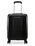 Calvinklein RELIANT Black Color 100% Polycarbonate Material Hard 20" Cabin Trolley