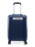 Calvinklein RELIANT Insignia Blue Color 100% Polycarbonate Material Hard 20" Cabin Trolley