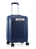 Calvinklein RELIANT Insignia Blue Color 100% Polycarbonate Material Hard 20" Cabin Trolley