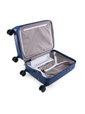Calvinklein RELIANT Insignia Blue Color 100% Polycarbonate Material Hard 20" Cabin Trolley