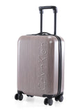 Calvinklein SOUTHAMPTON Rose Gold Color 100% Polycarbonate Material Hard 20" Cabin Trolley