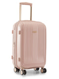 Calvinklein SUSTAIN Crystal Pink Color Polypropylene PP 5 Material Hard 20" Cabin Trolley