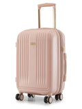 Calvinklein SUSTAIN Crystal Pink Color Polypropylene PP 5 Material Hard 20" Cabin Trolley