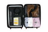 Calvin Klein CK LOGO Range Black & Red Color Hard Luggage