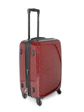 Calvin Klein Monogram Hard Medium Red Luggage Trolley