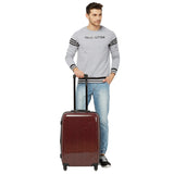Calvin Klein Monogram Hard Medium Red Luggage Trolley