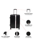 Calvin Klein AVENUE LANES Range Black Color Hard Luggage