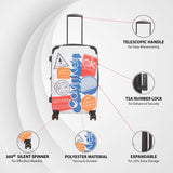 Calvin Klein Airlines Hard Body Multicolor Luggage Trolley