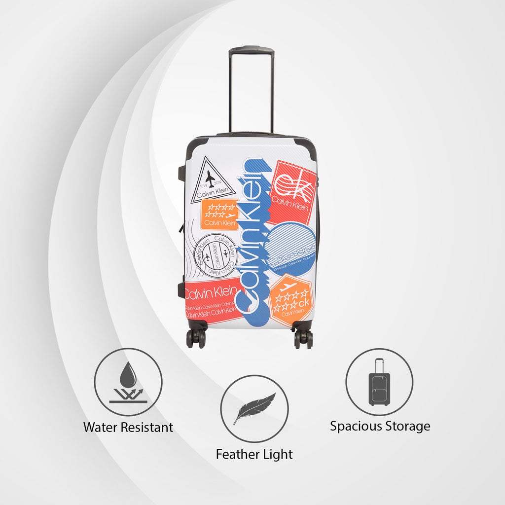 Calvin Klein Airlines Hard Body Multicolor Luggage Trolley
