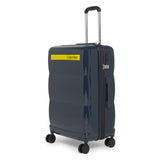 Calvin Klein Down To Fly Hard Body Medium Navy/Yellow Luggage Trolley
