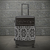 Calvin Klein FREEDOM RIDER Range Black & White Color Hard Luggage Trolley
