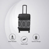 Calvin Klein FREEDOM RIDER Range Black & White Color Hard Luggage Trolley