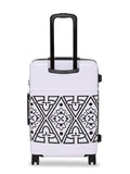Calvin Klein Freedom Rider Hard Medium White/Black Luggage Trolley