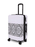 Calvin Klein Freedom Rider Hard Medium White/Black Luggage Trolley