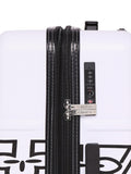 Calvin Klein Freedom Rider Hard Medium White/Black Luggage Trolley