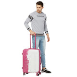 Calvin Klein The Factory Hard Medium Pink Luggage Trolley