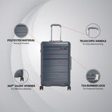 Calvin Klein Globetrotter Hard Body Medium Navy Luggage Trolley