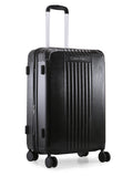 Calvinklein RELIANT Black Color 100% Polycarbonate Material Hard 24" Medium Trolley