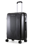 Calvinklein RELIANT Black Color 100% Polycarbonate Material Hard 24" Medium Trolley