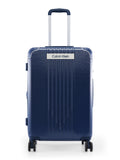 Calvinklein RELIANT Insignia Blue Color 100% Polycarbonate Material Hard 24" Medium Trolley