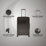 Calvin Klein Soho Hard Body Medium Black Luggage Trolley