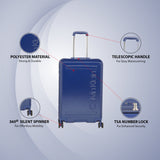 Calvin Klein Soho Hard Body Medium Cobalt Luggage Trolley