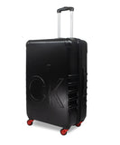 Calvin Klein CK LOGO Range Black & Red Color Hard Large Luggage