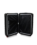 Calvin Klein CK LOGO Range Black & Red Color Hard Large Luggage