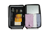 Calvin Klein CK LOGO Range Black & Red Color Hard Large Luggage