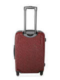 Calvin Klein Monogram Hard Large Red Luggage Trolley