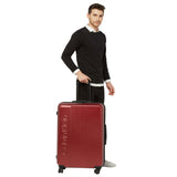 Calvin Klein Manhattan Hard Large Red Luggage Trolley