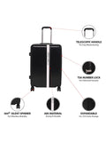 Calvin Klein AVENUE LANES Range Black Color Large Luggage