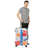 Calvin Klein AIRLINES Range Multicolor Color Hard Large Luggage