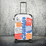 Calvin Klein Airlines Hard Body Multicolor Luggage Trolley